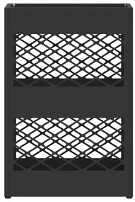Suporte de Guarda-Chuva Preto da - 28x12x41 cm em Aço