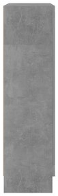 Estante 82,5x30,5x115 cm derivados de madeira cinzento cimento