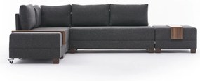 Sofá-Cama de Canto Fly – Antracite – 210x70x280 cm