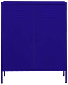 Armário de arrumação aço 80x35x101,5 cm azul-marinho