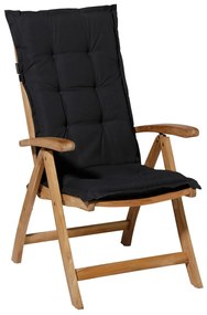 419586 Madison Almofadão cadeira encosto alto Panama 123x50 cm preto