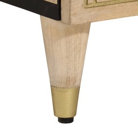 Móvel de TV 105x33x46 cm madeira de mangueira maciça