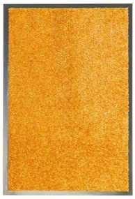 vidaXL Tapete de porta lavável 40x60 cm laranja