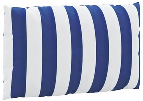 Almofadões p/ paletes 2 pcs tecido oxford riscas azul/branco