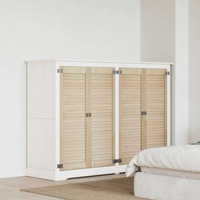 vidaXL Porta de Armário com porta 4 pcs Natural 110 x 2,1 x 39,5 cm