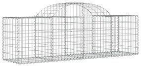 Cestos gabião arqueados 12pcs 200x50x60/80 cm ferro galvanizado