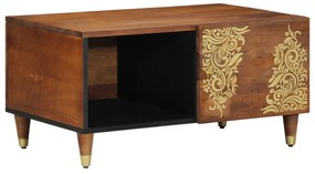 vidaXL Mesa de Centro 80x50x40 cm Madeira Sólida de Mangueira