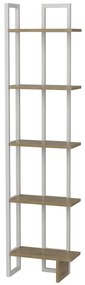 Estante Alice – Carvalho Branco – 45 cm x 180 cm x 22 cm