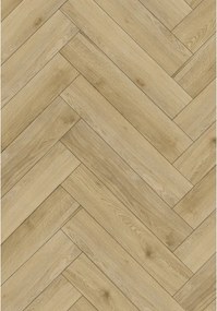 Mexen Charter Oak painéis vinílicos espinha de peixe 570 x 95 mm LVT Dryback 2,5 mm, base PVC, 4 V-Fuga, Carvalho
