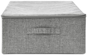 Caixa de arrumação tecido 70x40x18 cm cinzento