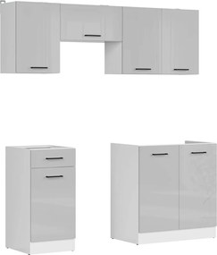Conjunto de cozinha modular Line Grey 118