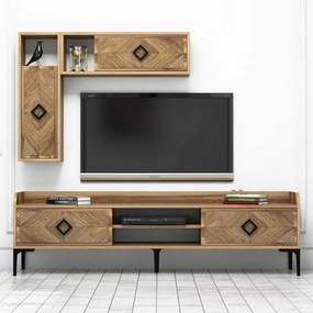 Unidade de TV Samba – Nogueira – 180x52x35 cm