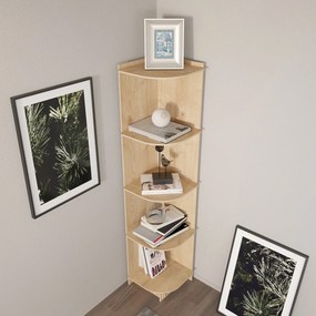 Estante Liva – Carvalho – 28 cm x 138 cm x 30 cm