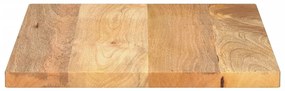 Tampo de mesa retangular 60x50x2,5 cm mangueira maciça