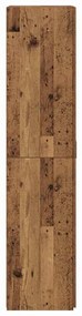 Buffet Highboard Madeira Antiga 40x42,5x185 cm Madeira Reforçada