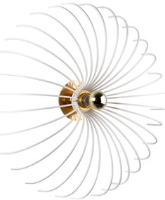 Aplique Aspendos – Branco – 16 cm de Diâmetro, 56 cm de Altura