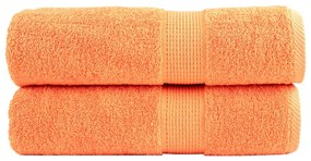 Toalhas de banho premium SOLUND 2pcs 70x140 cm 600 gsm laranja