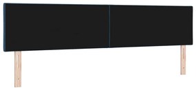 Cabeceira LED vidaXL Design de Blocos de Diamante Azul 200 cm Tecido