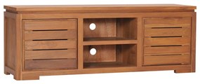 Móvel de TV 110x30x40 cm madeira de teca maciça