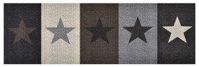 Tapete de cozinha lavável com design estrelas 60x300 cm