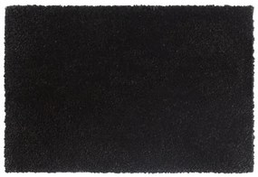 vidaXL Tapete de porta 40x60 cm fibra de coco tufada preto