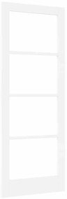 porta interior com vidro 'ORKDAL'branca 78x202x4 cm