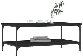 Mesa de centro 100x55x40 cm derivados de madeira preto