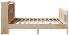 Cama sem colchão 180x200 cm madeira de pinho maciça