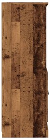 Armário alto derivados de madeira 60x35,5x103,5cm madeira velha