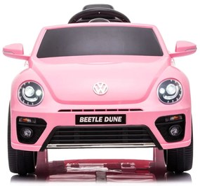 Volkswagen Beetle Carro eletrico Infantil 12V Rosa
