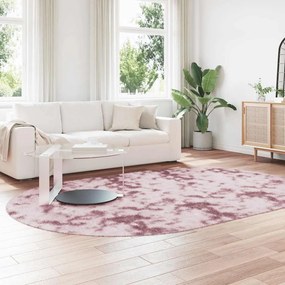 Tapete shaggy de pelo alto NAVARRA 300x200 cm rosa empoeirado