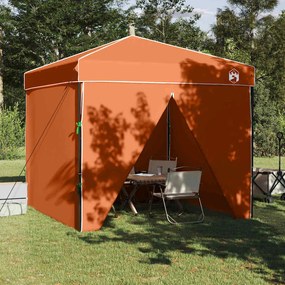 Tenda de Toldo Laranja 250 x 250 x 227 / 236 / 245 cm Tecido Oxford