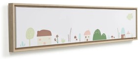 Kave Home - Quadro Leshy multicolor 110 x 25 cm