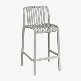 Pack De 2 Bancos Altos De Jardim Empilháveis Em Polipropileno Wendell Verde Cáqui & ↑65 Cm - Sklum