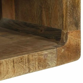 Conjunto de Estantes para TV de 3 Peças em Madeira Maciça de Mangueira