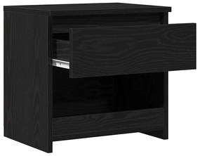 Conjunto de camas de cabeceira vidaXL 2 pcs Carvalho Preto 40x30x39 cm