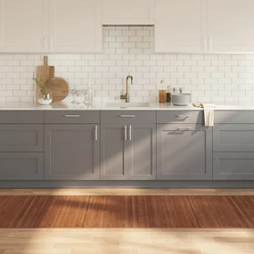 vidaXL Tapete retangular 80x400 cm bambu castanho