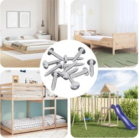 vidaXL Prego Autoperfurante 10976 pcs Revestido de zinco Aço