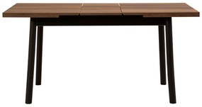Conjunto de Mesa de Jantar Extensível Oliver – Preto – 120x77x75 cm