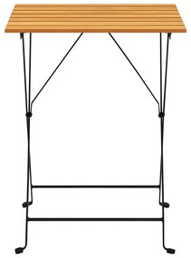 Mesa de bistrô 55x54x71 cm madeira de acácia maciça