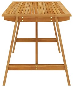 5 pcs conjunto de jantar para jardim castanho