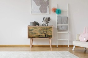 Mesa de Cabeceira Two – Carvalho Sonoma – 60 cm x 61 cm x 40 cm