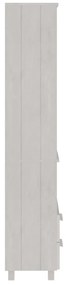 Aparador alto HAMAR 60x35x180 cm pinho maciço branco