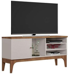 Móvel TV VENEZA, casca de ovo e matte, 136 cms.