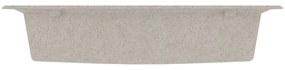 Pia de Cozinha Bege 790x500x193 mm Granito