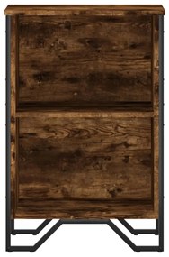 Estante 50x31x74,5 cm derivados de madeira carvalho fumado