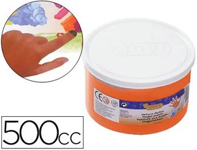 Pintura a Dedos Jovi 500 Ml Laranja