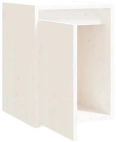 Armário de parede 30x30x40 cm madeira de pinho maciça branco