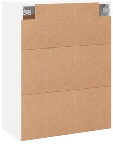 Móveis de parede 2 pcs derivados de madeira branco