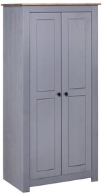 Roupeiro cinzento 80x50x171,5 cm pinho Panamá maciço